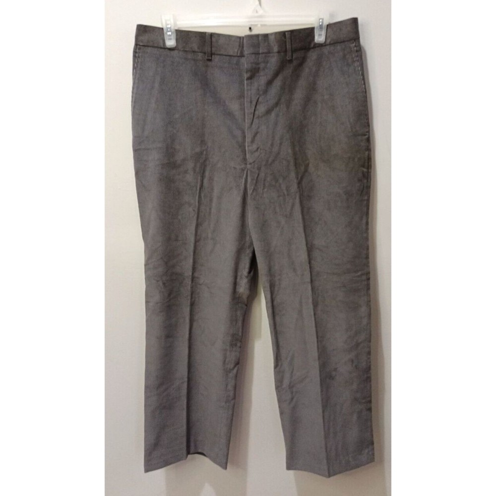 Reed St James Loafers Mens Gray Curdouroy Pants Size 38 x 29 New Old Stock